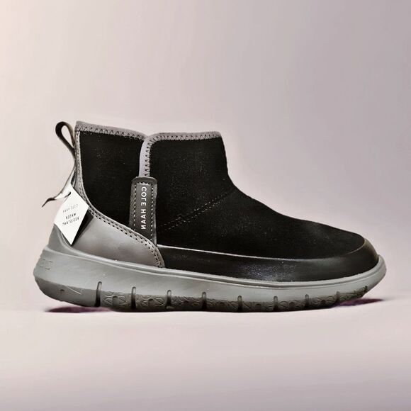 Cole Haan Women's Generation Zerogrand Black Suede Ankle Boots - Picture 5 of 16